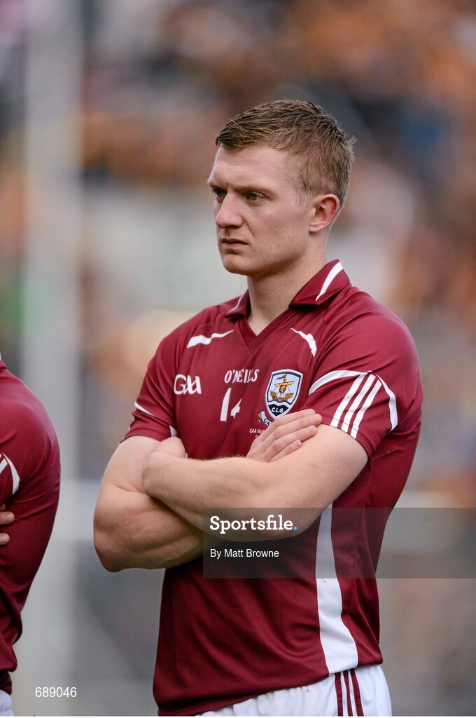 30 September 2012; Galway's Joe Canning after the final whistle. GAA Hurling All-Ireland Senior Championship Final Replay, Kilkenny v Galway, Croke Park, Dublin. Picture credit: Matt Browne / SPORTSFILE