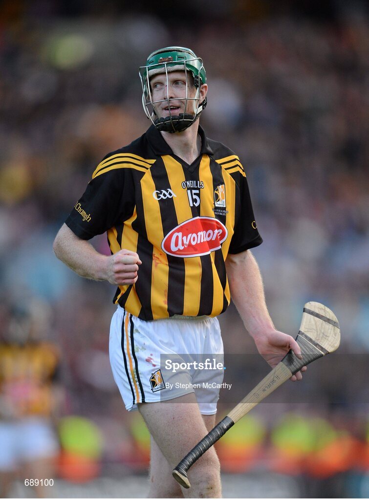 30 September 2012; Henry Shefflin, Kilkenny, celebrates at the final whistle. GAA Hurling All-Ireland Senior Championship Final Replay, Kilkenny v Galway, Croke Park, Dublin. Picture credit: Stephen McCarthy / SPORTSFILE