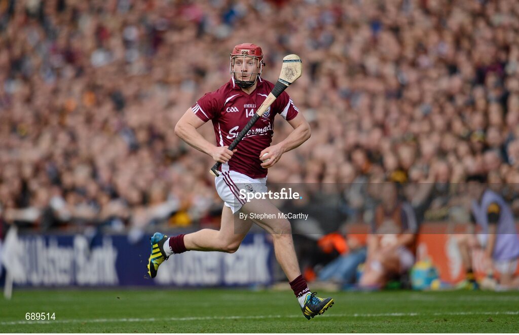 30 September 2012; Joe Canning, Galway. GAA Hurling All-Ireland Senior Championship Final Replay, Kilkenny v Galway, Croke Park, Dublin. Picture credit: Stephen McCarthy / SPORTSFILE