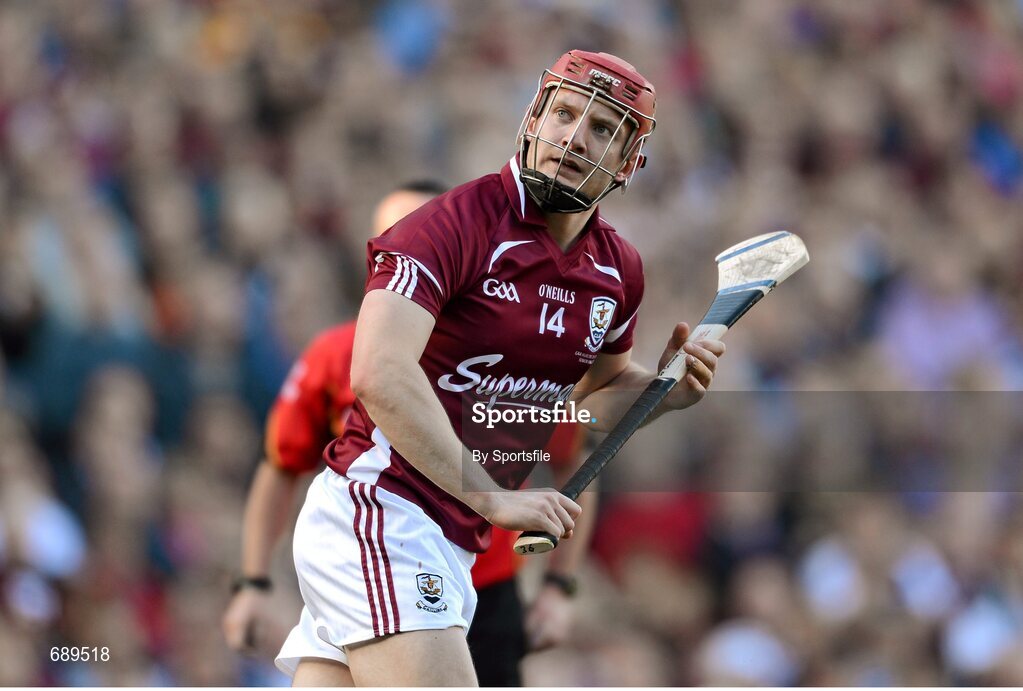 30 September 2012; Joe Canning, Galway. GAA Hurling All-Ireland Senior Championship Final Replay, Kilkenny v Galway, Croke Park, Dublin. Photo by Sportsfile