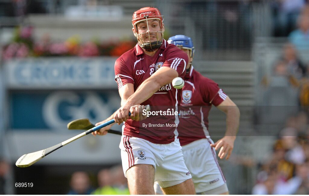 30 September 2012; Iarla Tannian, Galway. GAA Hurling All-Ireland Senior Championship Final Replay, Kilkenny v Galway, Croke Park, Dublin. Picture credit: Brendan Moran / SPORTSFILE