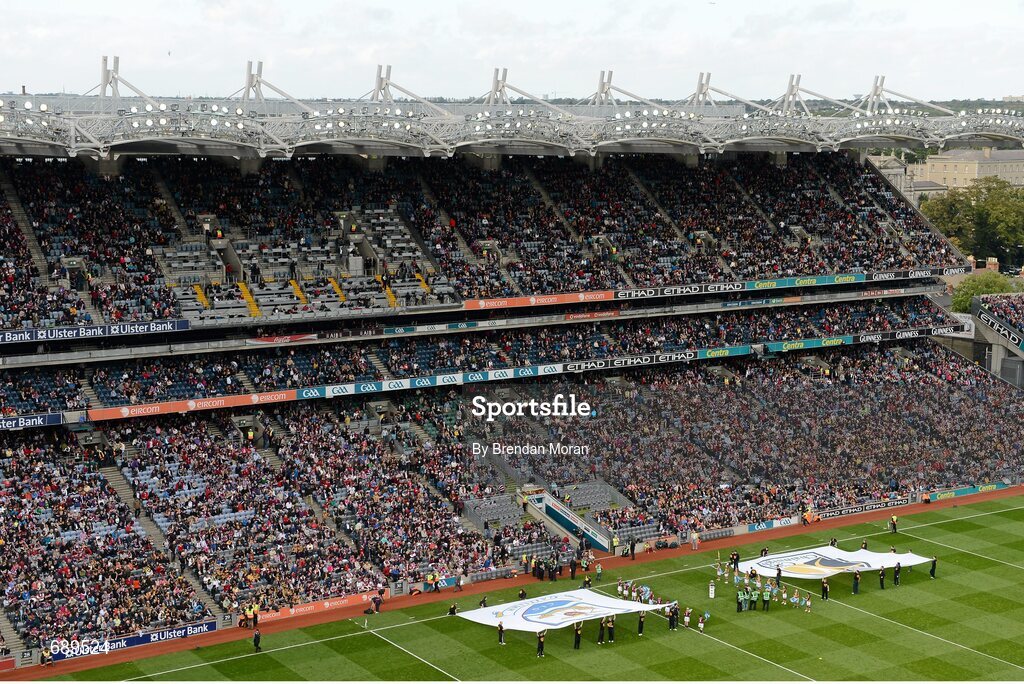 30 September 2012; A general view of the Hogan Stand before the game. GAA Hurling All-Ireland Senior Championship Final Replay, Kilkenny v Galway, Croke Park, Dublin. Picture credit: Brendan Moran / SPORTSFILE