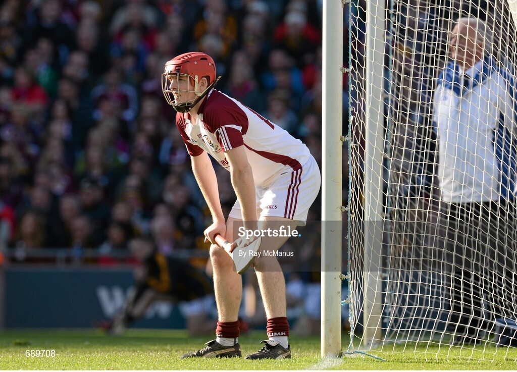 30 September 2012; Fergal Flannery, Galway. GAA Hurling All-Ireland Senior Championship Final Replay, Kilkenny v Galway, Croke Park, Dublin. Picture credit: Ray McManus / SPORTSFILE