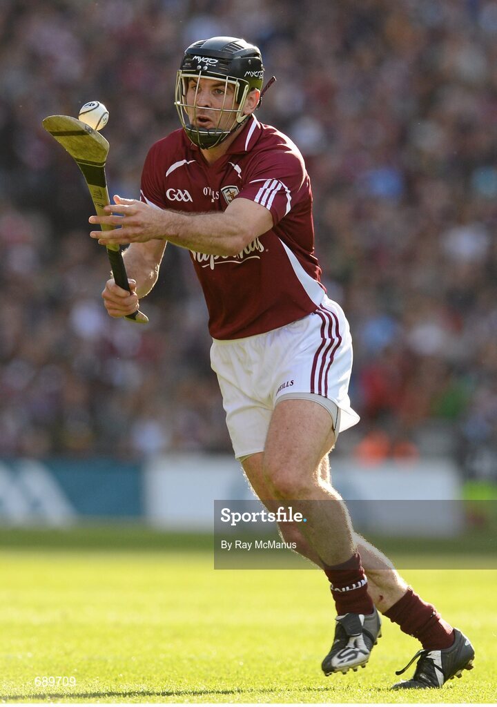 30 September 2012; David Collins, Galway. GAA Hurling All-Ireland Senior Championship Final Replay, Kilkenny v Galway, Croke Park, Dublin. Picture credit: Ray McManus / SPORTSFILE