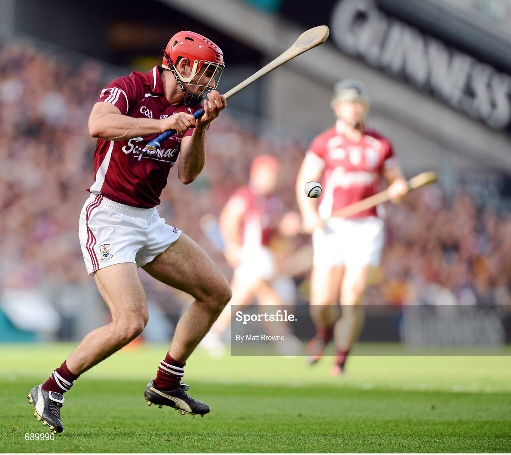 30 September 2012; Fergal Moore, Galway. GAA Hurling All-Ireland Senior Championship Final Replay, Kilkenny v Galway, Croke Park, Dublin. Picture credit: Matt Browne / SPORTSFILE