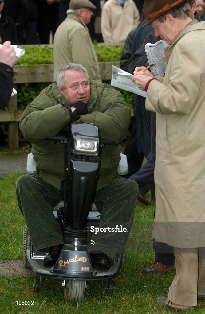 31 December 2002; Michael O'Brien, Trainer. Horse Racing. Picture credit; Damien Eagers / SPORTSFILE *EDI*