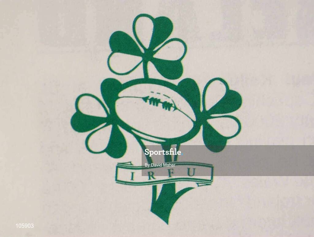29 January 2003; IRFU crest . Rugby. Picture credit; David Maher / SPORTSFILE *EDI*