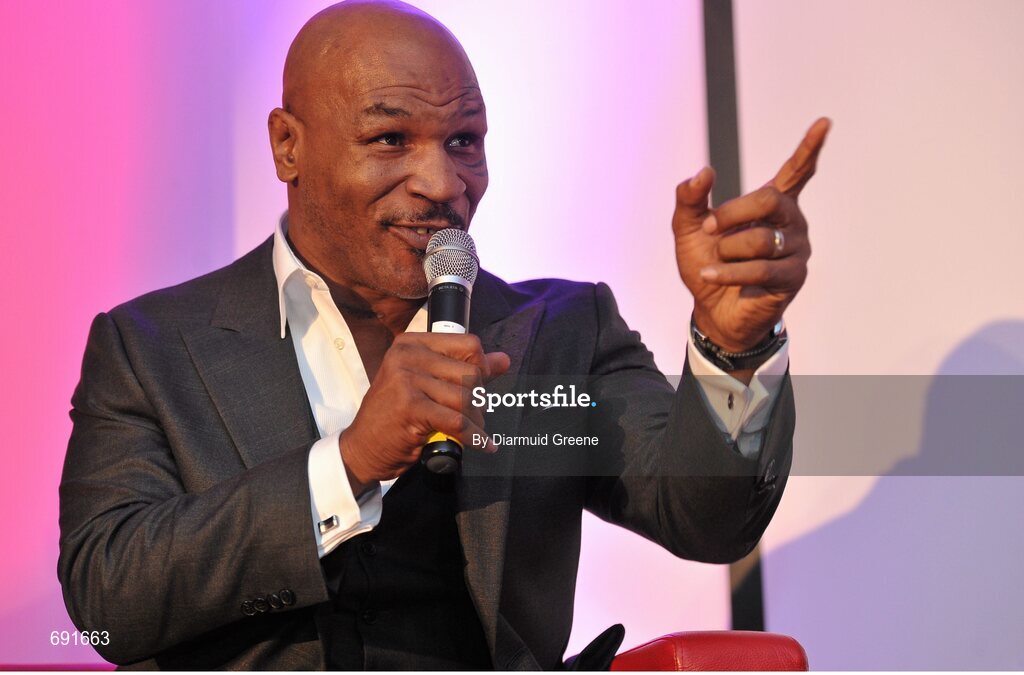 10 October 2012; Former undisputed heavyweight boxing champion Mike Tyson. Thomond Park, Limerick. Picture credit: Diarmuid Greene / SPORTSFILE