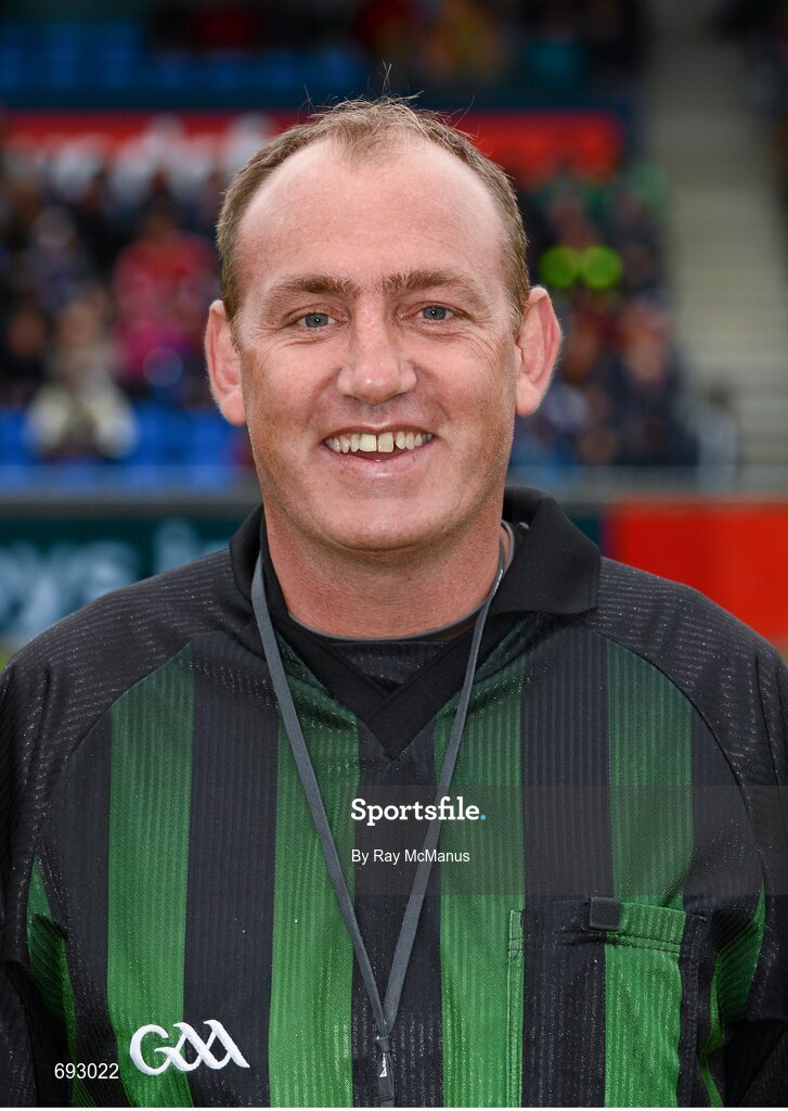 14 October 2012; Referee Peadar Behan, Trinity Gaels, Dublin. Dublin County Senior Hurling Championship Final, Cuala v Kilmacud Crokes, Parnell Park, Dublin. Picture credit: Ray McManus / SPORTSFILE