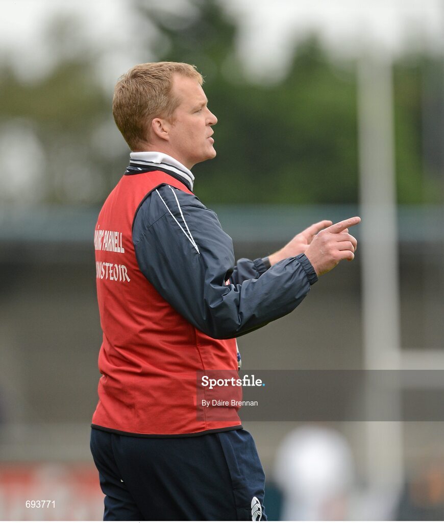 14 October 2012; Kilmacud Crokes manager Gearóid Ó Riain. Dublin County Senior Hurling Championship Final, Cuala v Kilmacud Crokes, Parnell Park, Dublin. Picture credit: Dáire Brennan / SPORTSFILE