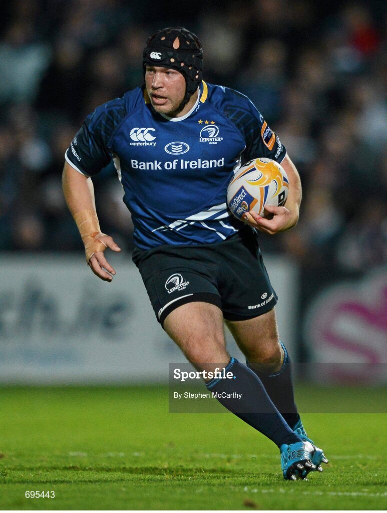 27 October 2012; Richardt Strauss, Leinster. Celtic League 2012/13, Round 7, Leinster v Cardiff Blues, RDS, Ballsbridge, Dublin. Picture credit: Stephen McCarthy / SPORTSFILE