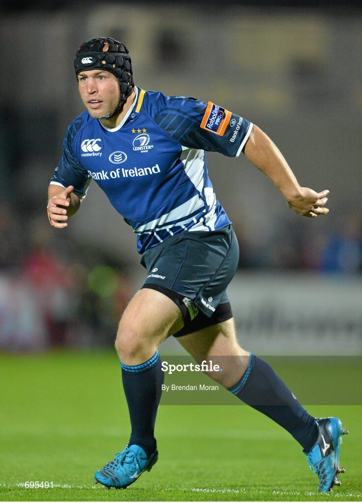27 October 2012; Richardt Strauss, Leinster. Celtic League 2012/13, Round 7, Leinster v Cardiff Blues, RDS, Ballsbridge, Dublin. Picture credit: Brendan Moran / SPORTSFILE