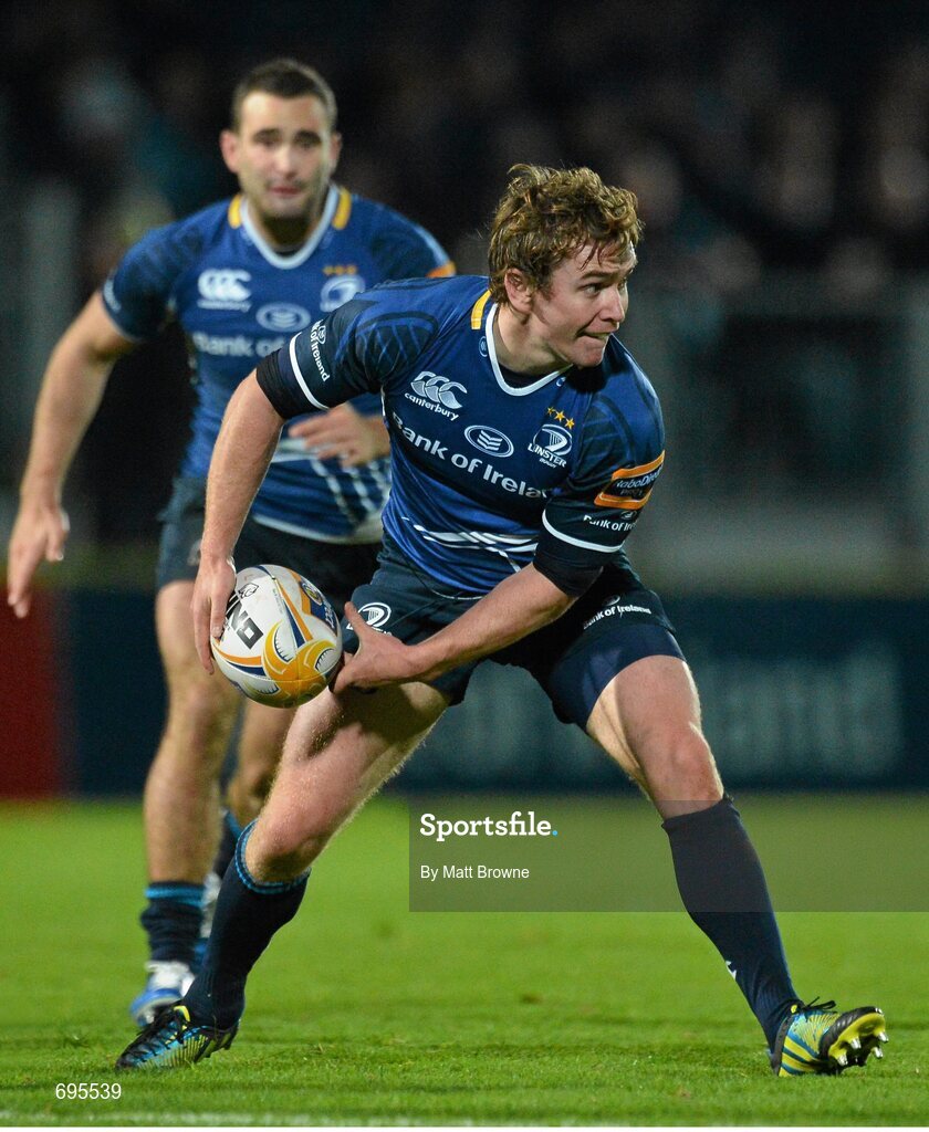 27 October 2012; Eoin Reddan, Leinster. Celtic League 2012/13, Round 7, Leinster v Cardiff Blues, RDS, Ballsbridge, Dublin. Picture credit: Matt Browne / SPORTSFILE