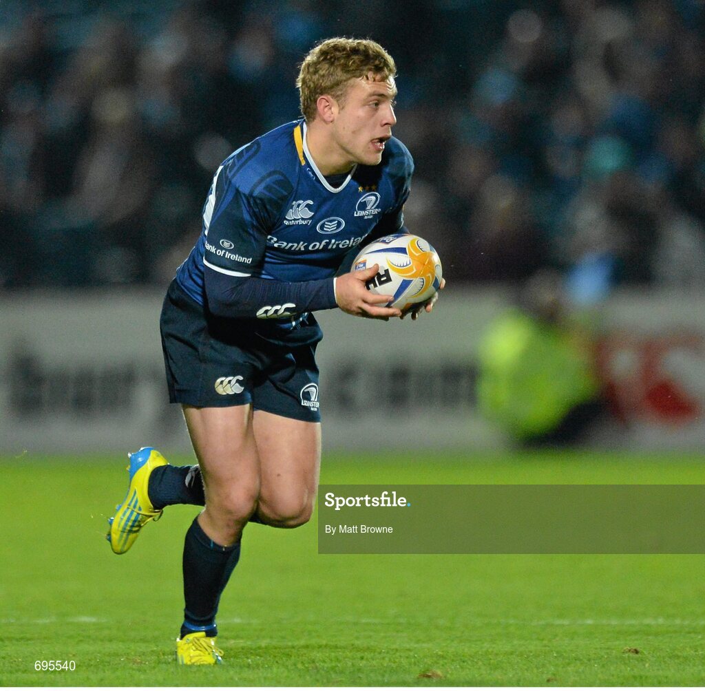 27 October 2012; Ian Madigan, Leinster. Celtic League 2012/13, Round 7, Leinster v Cardiff Blues, RDS, Ballsbridge, Dublin. Picture credit: Matt Browne / SPORTSFILE