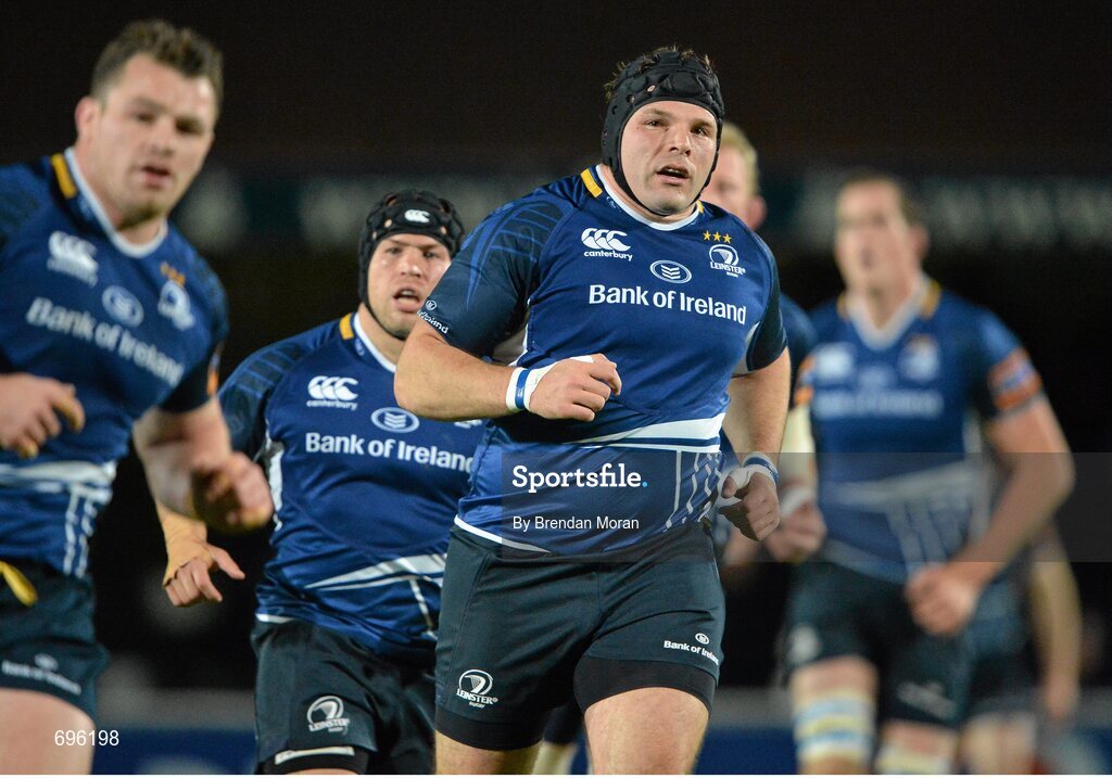 27 October 2012; Mike Ross, Leinster. Celtic League 2012/13, Round 7, Leinster v Cardiff Blues, RDS, Ballsbridge, Dublin. Picture credit: Brendan Moran / SPORTSFILE