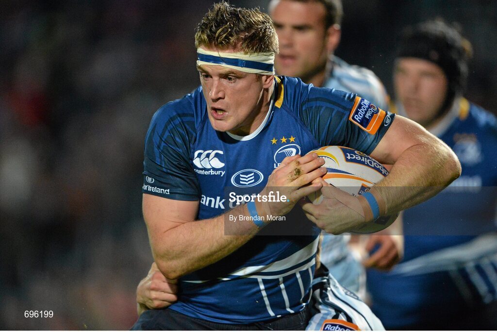 27 October 2012; Jamie Heaslip, Leinster. Celtic League 2012/13, Round 7, Leinster v Cardiff Blues, RDS, Ballsbridge, Dublin. Picture credit: Brendan Moran / SPORTSFILE