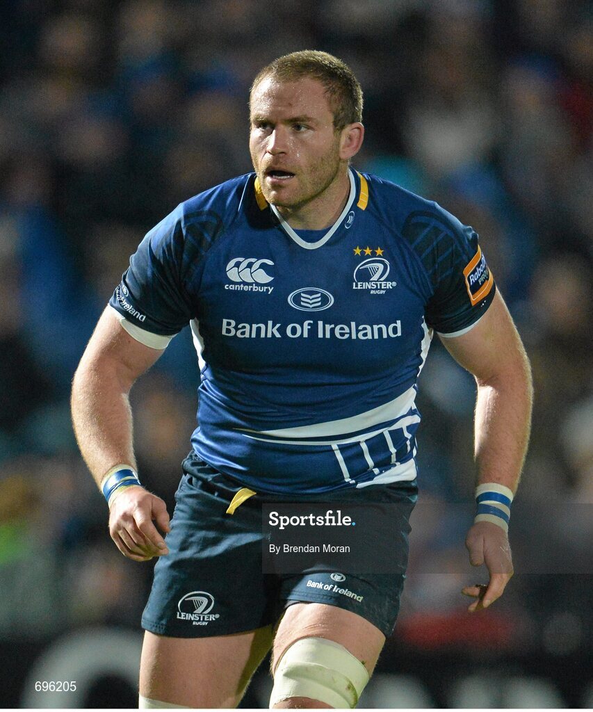 27 October 2012; Damian Browne, Leinster. Celtic League 2012/13, Round 7, Leinster v Cardiff Blues, RDS, Ballsbridge, Dublin. Picture credit: Brendan Moran / SPORTSFILE
