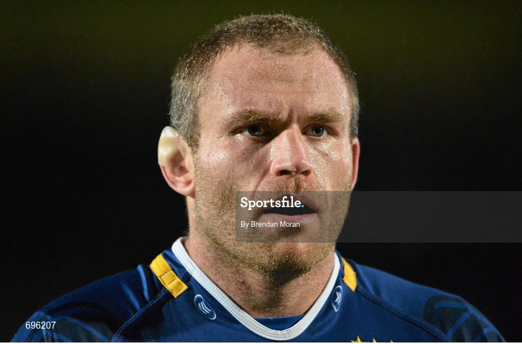 27 October 2012; Damian Browne, Leinster. Celtic League 2012/13, Round 7, Leinster v Cardiff Blues, RDS, Ballsbridge, Dublin. Picture credit: Brendan Moran / SPORTSFILE