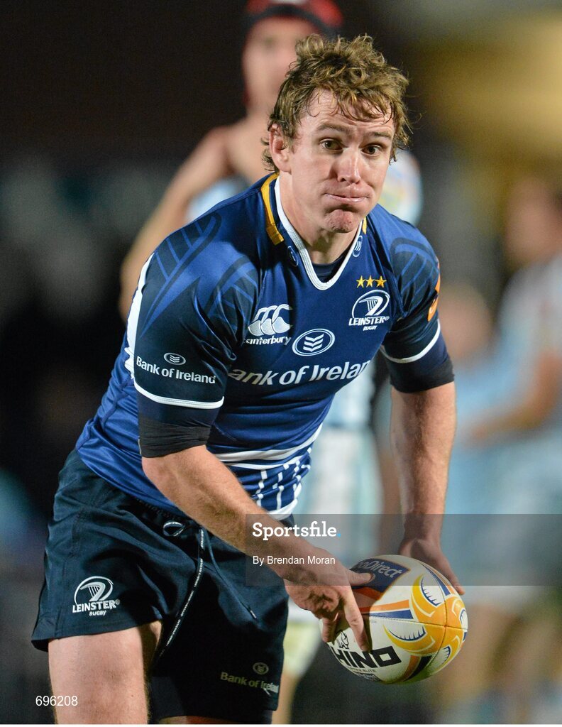 27 October 2012; Eoin Reddan, Leinster. Celtic League 2012/13, Round 7, Leinster v Cardiff Blues, RDS, Ballsbridge, Dublin. Picture credit: Brendan Moran / SPORTSFILE