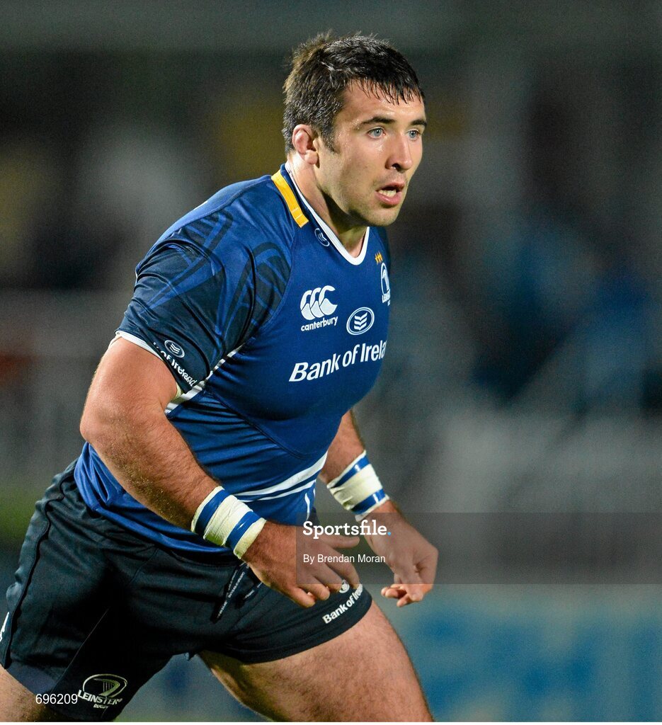 27 October 2012; Jamie Hagan, Leinster. Celtic League 2012/13, Round 7, Leinster v Cardiff Blues, RDS, Ballsbridge, Dublin. Picture credit: Brendan Moran / SPORTSFILE