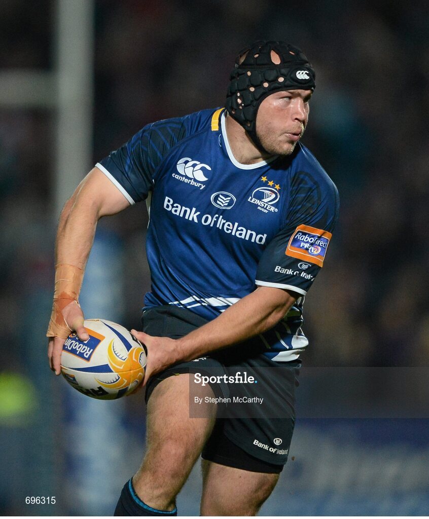 27 October 2012; Richardt Strauss, Leinster. Celtic League 2012/13, Round 7, Leinster v Cardiff Blues, RDS, Ballsbridge, Dublin. Picture credit: Stephen McCarthy / SPORTSFILE