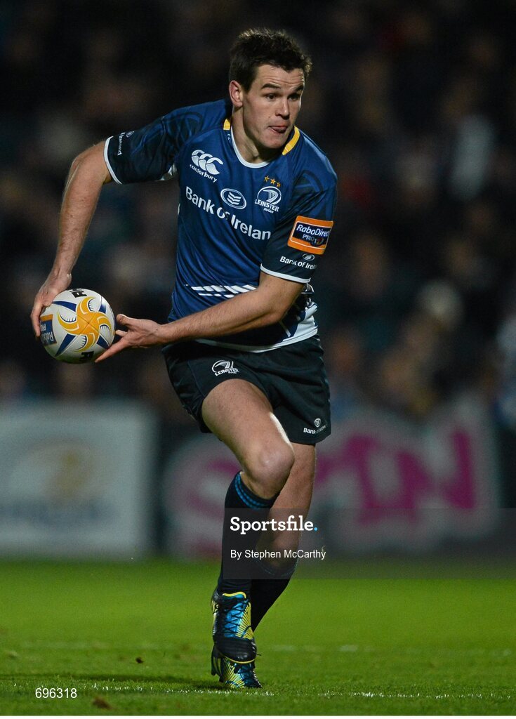27 October 2012; Jonathan Sexton, Leinster. Celtic League 2012/13, Round 7, Leinster v Cardiff Blues, RDS, Ballsbridge, Dublin. Picture credit: Stephen McCarthy / SPORTSFILE