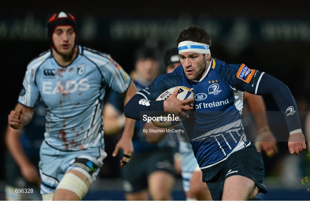 27 October 2012; Fergus McFadden, Leinster. Celtic League 2012/13, Round 7, Leinster v Cardiff Blues, RDS, Ballsbridge, Dublin. Picture credit: Stephen McCarthy / SPORTSFILE