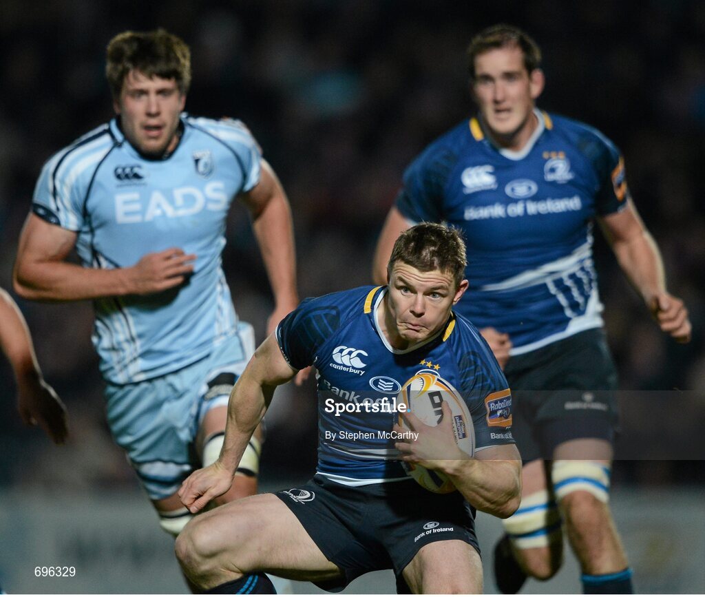 27 October 2012; Brian O'Driscoll, Leinster. Celtic League 2012/13, Round 7, Leinster v Cardiff Blues, RDS, Ballsbridge, Dublin. Picture credit: Stephen McCarthy / SPORTSFILE