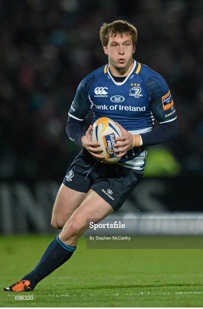 27 October 2012; Brendan Macken, Leinster. Celtic League 2012/13, Round 7, Leinster v Cardiff Blues, RDS, Ballsbridge, Dublin. Picture credit: Stephen McCarthy / SPORTSFILE