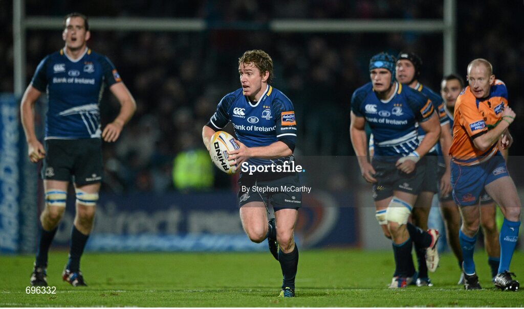 27 October 2012; Eoin Reddan, Leinster. Celtic League 2012/13, Round 7, Leinster v Cardiff Blues, RDS, Ballsbridge, Dublin. Picture credit: Stephen McCarthy / SPORTSFILE