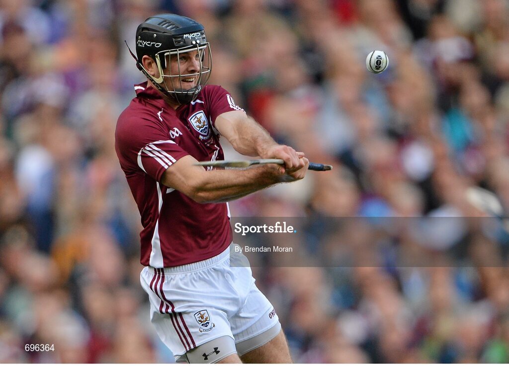 30 September 2012; David Collins, Galway. GAA Hurling All-Ireland Senior Championship Final Replay, Kilkenny v Galway, Croke Park, Dublin. Picture credit: Brendan Moran / SPORTSFILE