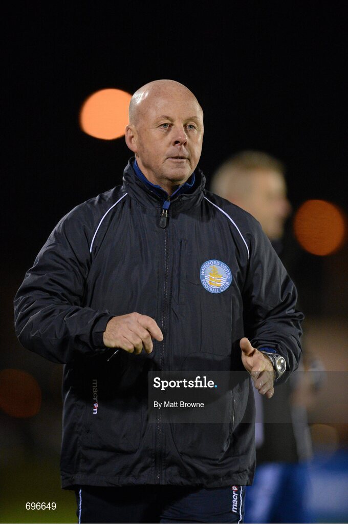 2 November 2012; Waterford United manager Paul O'Brien. Airtricity League Promotion / Relegation Play-Off Final, 2nd Leg, Waterford United v Dundalk, RSC, Waterford. Picture credit: Matt Browne / SPORTSFILE