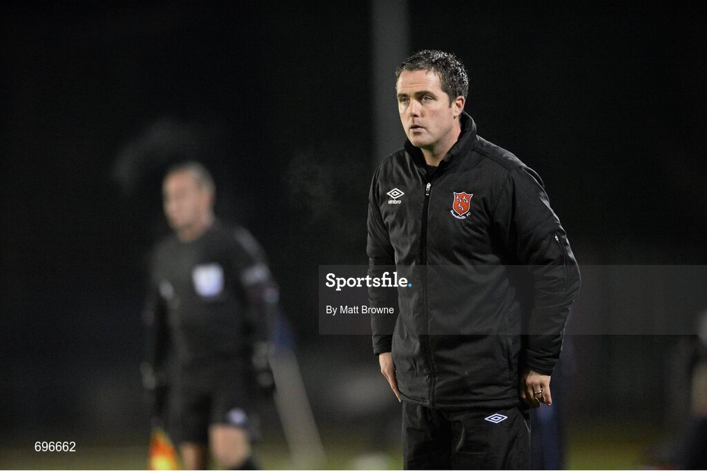2 November 2012; Dundalk manager Darius Kierans. Airtricity League Promotion / Relegation Play-Off Final, 2nd Leg, Waterford United v Dundalk, RSC, Waterford. Picture credit: Matt Browne / SPORTSFILE