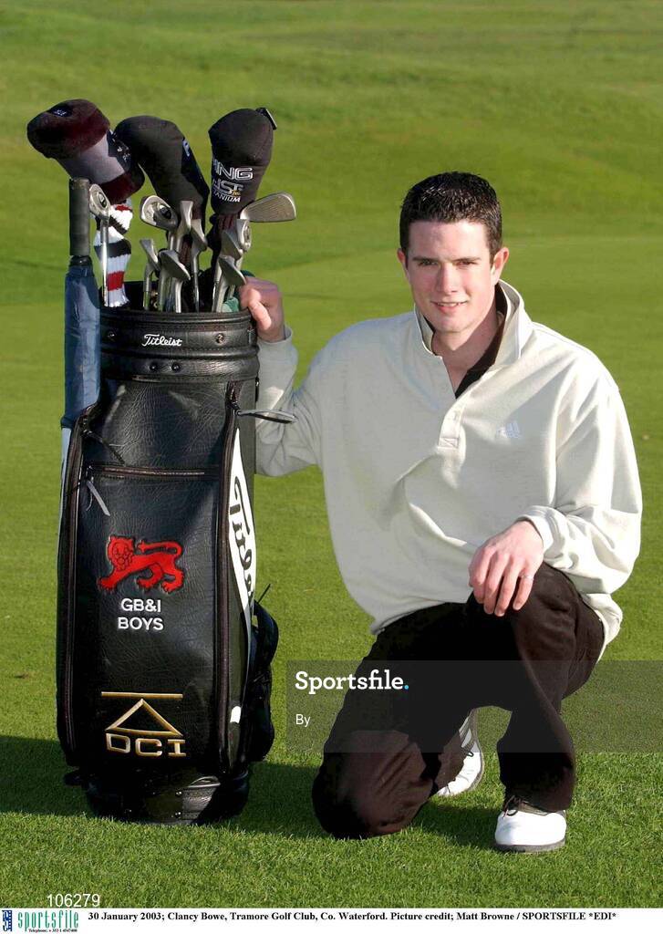 30 January 2003; Clancy Bowe, Tramore Golf Club, Co. Waterford. Picture credit; Matt Browne / SPORTSFILE *EDI*