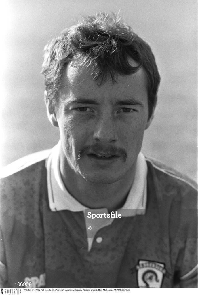 7 October 1990; Pat Kelch, St. Patrick's Athletic. Soccer. Picture credit; Ray McManus / SPORTSFILE
