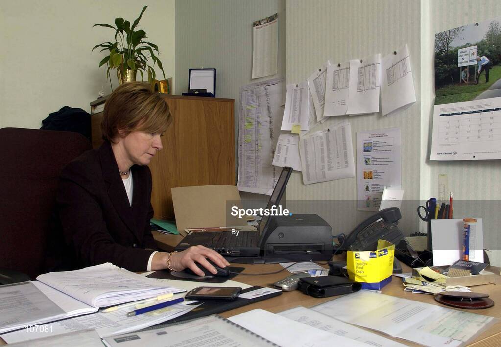 29 January 2003; Mary Davis, Chief Executive Officer, 2003 Special Olympics World Summer Games. 2003SOWG. Picture credit; Brendan Moran / SPORTSFILE *EDI*