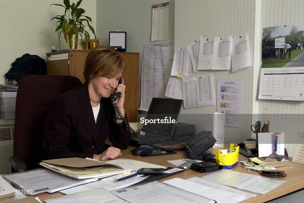 29 January 2003; Mary Davis, Chief Executive Officer, 2003 Special Olympics World Summer Games. 2003SOWG. Picture credit; Brendan Moran / SPORTSFILE *EDI*