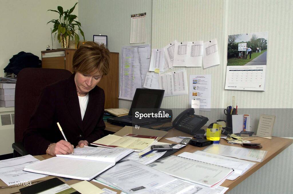 29 January 2003; Mary Davis, Chief Executive Officer, 2003 Special Olympics World Summer Games. 2003SOWG. Picture credit; Brendan Moran / SPORTSFILE *EDI*