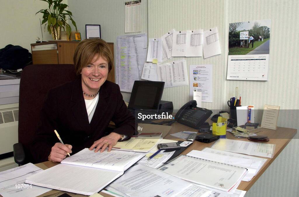 29 January 2003; Mary Davis, Chief Executive Officer, 2003 Special Olympics World Summer Games. 2003SOWG. Picture credit; Brendan Moran / SPORTSFILE *EDI*
