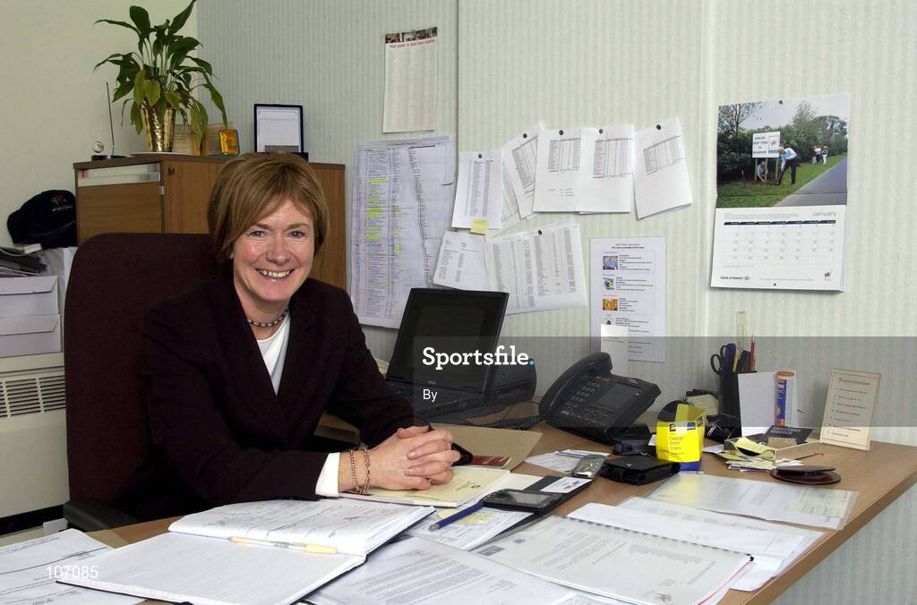 29 January 2003; Mary Davis, Chief Executive Officer, 2003 Special Olympics World Summer Games. 2003SOWG. Picture credit; Brendan Moran / SPORTSFILE *EDI*