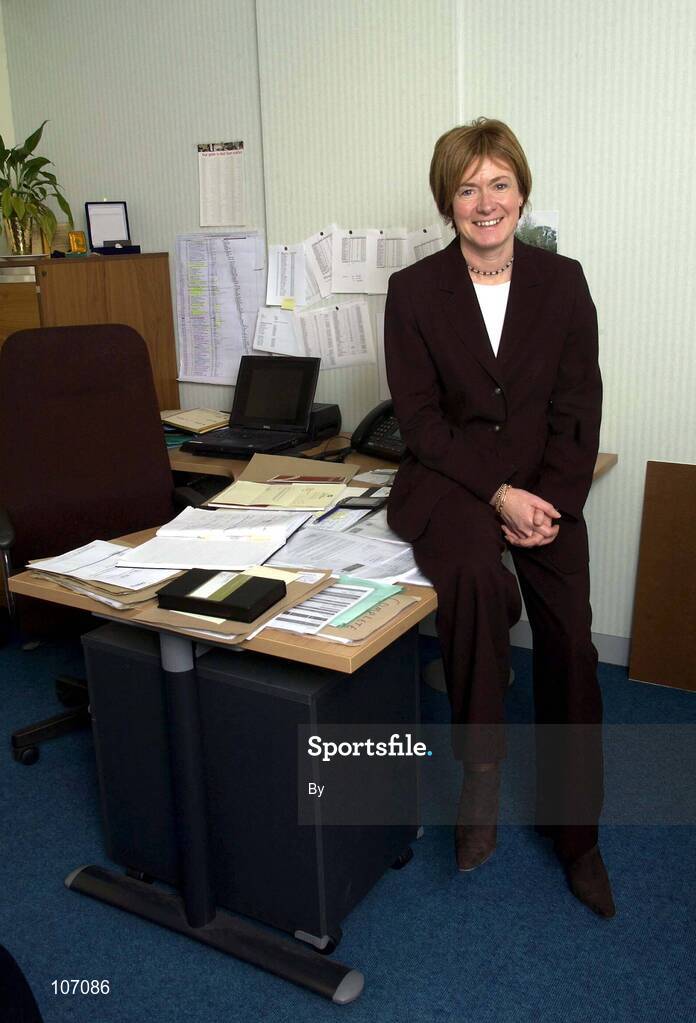 29 January 2003; Mary Davis, Chief Executive Officer, 2003 Special Olympics World Summer Games. 2003SOWG. Picture credit; Brendan Moran / SPORTSFILE *EDI*