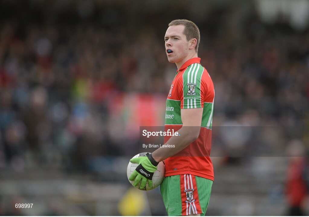 11 November 2012; Dean Rock, Ballymun Kickhams. AIB Leinster GAA Football Senior Championship Quarter-Final, Mullingar Shamrocks, Westmeath v Ballymun Kickhams, Dublin, Cusack Park, Mullingar, Co. Westmeath. Picture credit: Brian Lawless / SPORTSFILE
