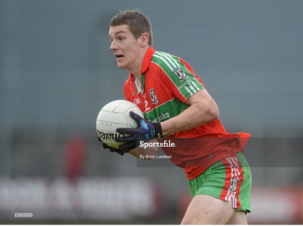 11 November 2012; Jason Whelan, Ballymun Kickhams. AIB Leinster GAA Football Senior Championship Quarter-Final, Mullingar Shamrocks, Westmeath v Ballymun Kickhams, Dublin, Cusack Park, Mullingar, Co. Westmeath. Picture credit: Brian Lawless / SPORTSFILE