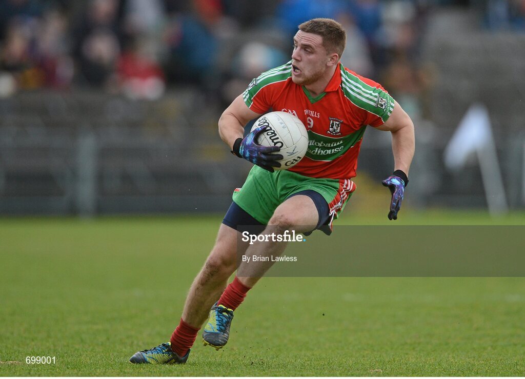 11 November 2012; Davy Byrne, Ballymun Kickhams. AIB Leinster GAA Football Senior Championship Quarter-Final, Mullingar Shamrocks, Westmeath v Ballymun Kickhams, Dublin, Cusack Park, Mullingar, Co. Westmeath. Picture credit: Brian Lawless / SPORTSFILE