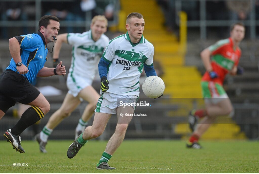 11 November 2012; Paddy Joyce, Mullingar Shamrocks. AIB Leinster GAA Football Senior Championship Quarter-Final, Mullingar Shamrocks, Westmeath v Ballymun Kickhams, Dublin, Cusack Park, Mullingar, Co. Westmeath. Picture credit: Brian Lawless / SPORTSFILE