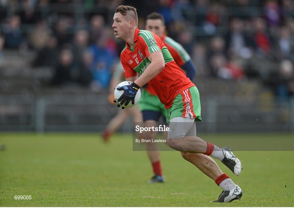 11 November 2012; Elliott Reilly, Ballymun Kickhams. AIB Leinster GAA Football Senior Championship Quarter-Final, Mullingar Shamrocks, Westmeath v Ballymun Kickhams, Dublin, Cusack Park, Mullingar, Co. Westmeath. Picture credit: Brian Lawless / SPORTSFILE