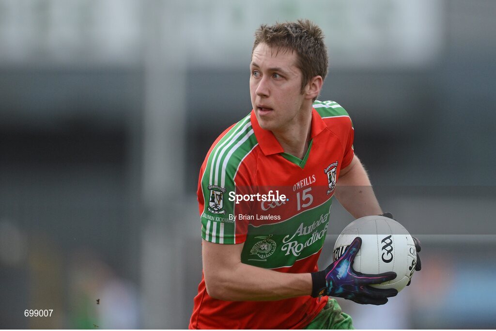 11 November 2012; Lorcan Smyth, Ballymun Kickhams. AIB Leinster GAA Football Senior Championship Quarter-Final, Mullingar Shamrocks, Westmeath v Ballymun Kickhams, Dublin, Cusack Park, Mullingar, Co. Westmeath. Picture credit: Brian Lawless / SPORTSFILE