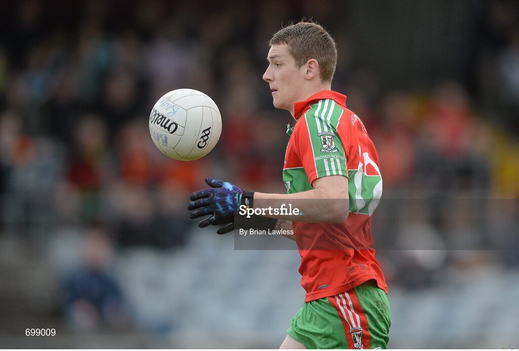 11 November 2012; Jason Whelan, Ballymun Kickhams. AIB Leinster GAA Football Senior Championship Quarter-Final, Mullingar Shamrocks, Westmeath v Ballymun Kickhams, Dublin, Cusack Park, Mullingar, Co. Westmeath. Picture credit: Brian Lawless / SPORTSFILE