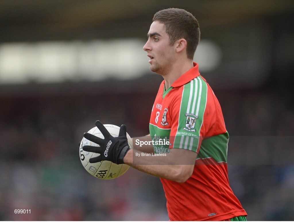 11 November 2012; James McCarthy, Ballymun Kickhams. AIB Leinster GAA Football Senior Championship Quarter-Final, Mullingar Shamrocks, Westmeath v Ballymun Kickhams, Dublin, Cusack Park, Mullingar, Co. Westmeath. Picture credit: Brian Lawless / SPORTSFILE