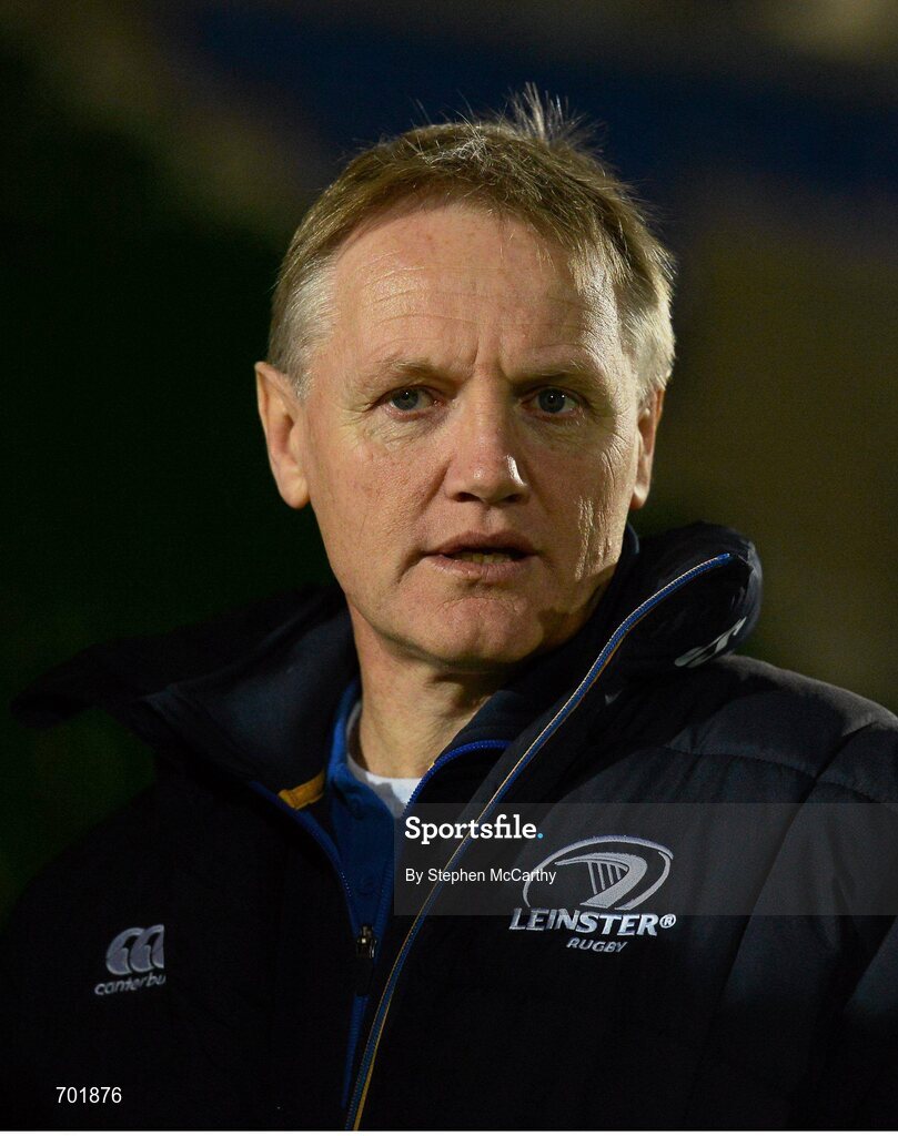 23 November 2012; Leinster head coach Joe Schmidt. Celtic League 2012/13, Round 9, Glasgow Warriors v Leinster, Scotstoun Stadium, Glasgow, Scotland. Picture credit: Stephen McCarthy / SPORTSFILE